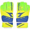 Diadora GUANTI PORTIERE CALCIO DIADORA GK DD-NA CALCETTO CALCIO A 5 FUTSAL (GIALLO-FLUO, 8)