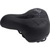 sdgERYEeg Sella for bicicletta grande con cuscino morbido adatta for bici da strada, mountain bike e spinning indoor(Black 890)
