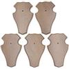 Generisch 5 cartelli per trofei REH piccolo marrone AF 19 cm x 11 cm