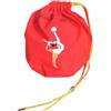 Hellery Portatile Borsa con Coulisse Sacca in Tessuto Borsa con Tracolla Intrecciata Grafica Ginnastica, Arancione Resistente All Umidità, Array, Arancione