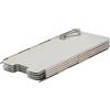 Generic Pieghevole Campeggio Stufa Parabrezza Portatile Leggero 9 Piastre In Lega di Alluminio Outdoor Escursionismo Picnic Butano Bruci