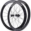 KUNYOS Ruote in Carbonio per Bicicletta da Strada 700C 30/40/50 Mm Cerchio A Doppio Strato in Lega di Alluminio Sgancio Rapido Freni C/V/R Cerchio 7-12 velocità