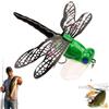 Uuxkgu Lure Dragonfly Fishing Baits,Lifelike artificial lures for river fishing,Fly Bait Double Skirted Wings with Hook Simulation Pseudo For Rivers, Ponds, Saltwater, Coastal Areas(C)