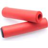 KAJNBN Manopole per Manubrio Bicicletta Antiscivolo in Spugna Rossa Effetto Elastico e Assorbimento Urti per Mountain Bike 2 Paia 22mm per Uso in Condizioni di Pioggia