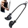 Zymjzbetic Corda per tricipiti Corda for tricipiti, Palestra, LAT Pull Down, impugnature, puleggia, Cavo for Macchina, Barra for Vogatore, Maniglia for Allenamento Muscolare delle Braccia(120CM)
