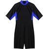 MFWHEFJ Muta Sub Costume Da Bagno Intero Da Uomo Rashguard Beachwear Body Shorty Muta Da Sub Nuoto Snorkeling Surf Tuta Costume Da Bagno Caldo(Blue,XL)