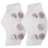 Genérico Tacchetti per scarpe - Pinza per scarpe da ghiaccio, ramponi per scarpe a 5 denti, stivali antiscivolo, tacchetti per escursionismo, arrampicata, camminata, sci, campeggio, viaggi, scarpe