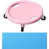 Qutalmi Ruota 'esercizio addominale Ruota, Caster AB Roller | Attrezzatura di allenamento principale con tappetino | a rotola di fitness rotante a 360 gradi per l'allenamento a resistenza al