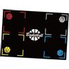 MFMEXUL Tappetino per Allenamento di Pallacanestro, Tappetino per Esercizi di Palleggio, Assorbimento degli Urti, Allenamento del Gioco di Gambe, Tappetino Fi, Stile C