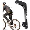 Generisch Adattatore per montaggio a post, di montaggio per freni a disco, adattatore per montaggio per bicicletta, adattatore per pinza freno nero per forcelle/ Convert