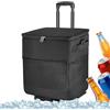 TABSIRAH Borsa Frigo Con Ruote Portatile Antigoccia Isolata Impermeabile