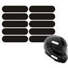 Generic Adesivi Riflettenti Per Casco - 10 Pezzi Riflettori Casco Canto,Adesivi Riflettenti Acrilico Cantiere | Moto Immatricolazione Auto Camion Pompiere