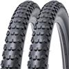 MetersGod 2 pezzi, 27.5x2.30 Pneumatici per bici, Durevole Pieghevole 27.5 Pollice 56-584 27.5 x 2.30 Pneumatici per mountain bike, Pneumatici di ricambio per Mountain MTB Off-Road Bicicletta