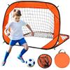 Generic Porta da calcio pieghevole, rete portatile per allenamento da calcio, per interni ed esterni, leggera e facile da installare, attrezzatura sportiva, 32 x 32 x 3 cm, per allenamento per bambini
