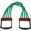 Lylithuif Espansore toracico per allenare la forza del braccio Portatile Durevole Robusto Elastico ergonomico Staccabile per allenamento in palestra a casa Materiale TPE verde 5 cavi