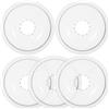 HOMSFOU Copertura Protezione Ruota Bicicletta 5 Pezzi in Plastico Leggero per Volani e Raggi, Anticaduta Catena, Accessorio per Mountain Bike e Bici da Strada