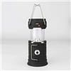 VOANZO LED Lanterna da Campeggio 18650 Batteria al Litio Ricarica Solare Lampada da Campeggio telescopica di Emergenza Multifunzionale