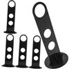 Toddmomy 5 Pezzi Porta Dischi e Piastre Base per Allenamento Calcio in Plastica Nera, Facile da Trasportare, per Campi da Calcio e Aree di Allenamento