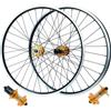 LPYDWZ Ruote Bici MTB 26/27,5/29 Pollici, Freno a V Cerchio Lega di Alluminio Ruote Anteriori Posteriori Freno a Disco 32 Fori for 7-12 velocità 2150g(Rear Wheel,29 inch)
