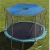 Yunlaishaocer Copertura per tenda trampolino, protezione solare con 6 aste, per trampolino, protezione solare, Ø 244 cm, impermeabile, per parchi giochi