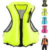 Generic River Vest Gonfiabile Ultra Leggero con Gonfiaggio Istantaneo per Pesca Mosca Trota Fiume Uso(Green)