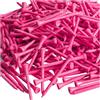 WWYYZAYC Tee da Golf Confezione da 250/500/1000/2000 Confezione Sfusa Porta Pallina Alta Lunga in Legno Rosa for Uomo Donna Pratica(70mm 1000 Pack)