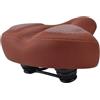 Generico Sella for Cyclette, Cuscino di Ricambio Confortevole in Memory Foam Extra Largo di Grandi Dimensioni(C207-brown)