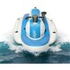 richigblosmum Moto d'Acqua Gonfiabile 3-in-1 con Motore da 500W - Propulsione Subacquea, Kayak Gonfiabile e Imbarcazione Motorizzata, Barca in PVC Drop-Stitch Portatile per Adulti, Adatta all'Acqua Salata Unpowered