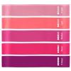 LADFRTYU Elastici Fitness 5 livelli di peso Fasce elastiche for esercizi for pilates TPE addensate Yoga Gambe for bottino con resistenza all'anca veloce(Color-02)