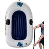 Generico Inflatable Fishing Boat - PVC 145x91cm Pool Lounger Raft | 1000g Portable Blow Up Adult Boat | for Lake Beach River Swimming Camping Outdoor Party Travel
