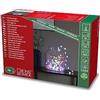 Konstsmide 6435-590 - Catena di luci a LED, 90 diodi colorati, 4,5 V, interno, 1,8 W, cavo trasparente