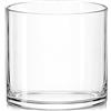 Royal Imports Vaso decorativo in vetro per fiori, centrotavola per casa o matrimonio, a forma di cilindro, altezza 20,3 cm, apertura 20,3 cm, trasparente