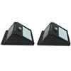 TEMPO DI SALDI 2 X Faro 20 Led Con Pannello Solare E Sensore Di Movimento Faretto Crepuscolare