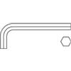 TOOLCRAFT Chiave maschio curva 6 scanalature interne 0,9 mm TOOLCRAFT 112846 10 pz