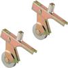 prime-line B 702 Screen Door roller Assembly, ruote in acciaio, 2,5 cm, (confezione da 2)
