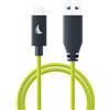 Angelbird Cavo flessibile solido da USB-A a C 3.2 Lime 32 cm / 1 ft"