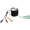 DIGNIFE Macchina fotografica subacquea, Telecamera subacquea for la pesca invernale con fishfinder e 6 luci LED bianche da 1 W(10M)