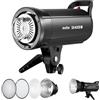 Godox SK400II-V 400w Professionale Flash da Studio kit 5600 ± 200 K Sistema X Wireless 2.4G Pannello LCD Trasparente per fotografia di ritratto pubblicitaria di moda