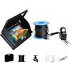 DIGNIFE Macchina fotografica subacquea, Telecamera subacquea for la pesca, monitor IPS da 4,3 pollici, telecamera for sul ghiaccio, fishfinder impermeabile for, con cavo 15/20/30 m(30m)
