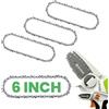 BYANE Mini Cutter 6 1/4 LP .43 37DL 4 Pack 6 Inch Chainsaw Chainsaw, adatta a tutte le motoseghe portatili elettriche senza fili da 15,2 cm