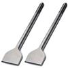 RANSENERS SDS-Max scalpello per piastrelle 2pezzi, Scalpello largo a spatola 300 x 75mm, universale, in acciaio super temprato