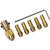 ZUZZEE Set di 7 pinze in ottone da 0,5-3 mm per mandrini mini trapano da 2,35 3,17 4,05 mm e 5,05 mm (5,05 mm)