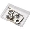 GOHAPY Set di collari arresto for trapano in acciaio inossidabile, anelli for profondità punte da for lavorazione del legno 3 mm a 16(Blue)