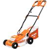 RURIS POWER FOR NATURE RURIS RXE1400 Comfort tosaerba elettrico 1400 W larghezza 340 mm 6 altezze 20-70 mm vassoio 35 L pettine taglio manico Comfort Pro regolabile 9 kg