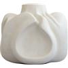 101 COPENHAGEN - Vaso Wabi - Bianco - Ceramica smaltata - Designer Tommy Hyldahl