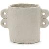 Serax - Vaso Earth - Bianco - Cartapesta riciclata - Designer Marie Michielssen