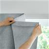Jilron Tenda per porta, opaca, 100% impermeabile, senza forature, per interni, camera da letto, soggiorno, protezione dal calore (grigio chiaro, altezza 101 x larghezza 64 cm), confezione da 1