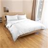 INTRECCI HOME Copripiumino Matrimoniale, Sacco Copripiumino in Raso di Puro cotone Satin 300 TC, 255x200 cm, Made in Italy, Morbidezza Suprema, Elegante e Confortevole