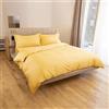 INTRECCI HOME Copripiumino Matrimoniale, Sacco Copripiumino in Raso di Puro cotone Satin 300 TC, 255x200 cm, Made in Italy, Morbidezza Suprema, Elegante e Confortevole