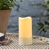 Lights4fun Candela Solare a LED Senza Fiamma di 15 cm Impermeabile Decorazione per Esterni
